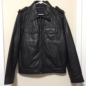 Tommy Hilfiger Genuine Leather Jacket